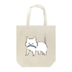 まをぢょっぷの熊の木彫り風ねこ Tote Bag