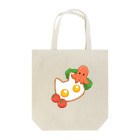 きょううんRRR・SUZURI支店のネコさん目玉焼きとタコさんウインナー Tote Bag