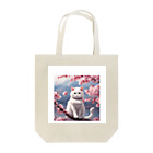 Shironekokuuの桜猫 Tote Bag