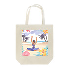 Kana Yamanakaのハワイで砂浜ヨガ Tote Bag