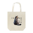 chubby the catのforever y cat lover01 Tote Bag