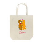 LoveAnimalのくまちゃん in LOVE Tote Bag
