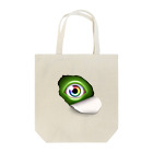眼鏡裏の覗き込む瞳（緑） Tote Bag