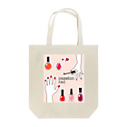 そら色の小ビンのパッション レッド Tote Bag