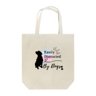 アニマルームのeasily distracted by dogs Tote Bag