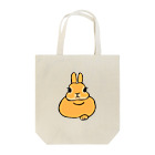 OKDM SHOPのおててはみ出しうさぎ Tote Bag