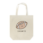 ぼんやり商会 SUZURI店のアメフトさん（こども） Tote Bag