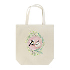 羊毛けだまkanaのおまんじゅうシマエナガちゃん Tote Bag