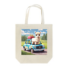 francoiseのドライブ2 水色 Tote Bag