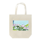 花のある生活のピンク色のガクアジサイ Tote Bag