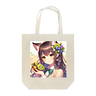 yos-1292583のねこニコばん Tote Bag