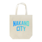 JIMOTOE Wear Local Japanの中野区 NAKANO CITY ロゴブルー トートバッグ