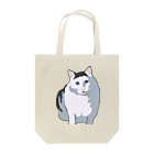 手書きイラストで猫ミームのhuhcat？ Tote Bag