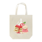 coeur.yu（クードットユー）のプーミーちゃんといちごのパンケーキ Tote Bag