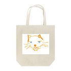 ライト・ケアのショップのオレンジ色の猫 ねこっと Tote Bag