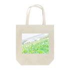 Nanaの芝生 四つ葉のクローバー お花 トートバッグ