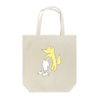 中目黒のTシャツを選ぶキツネ Tote Bag