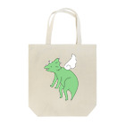 ご乱心ふれんずのフライングダイナソー Tote Bag