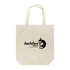 bechifam SHOPのbechifam DESIGN 【original LOGO】 Black Tote Bag