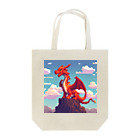 オカメインコのタロのドット絵のドラゴン Tote Bag
