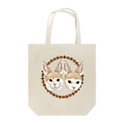 みきぞーん｜保護猫 ミッキー画伯と肉球とおともだちのrin tama usagi Tote Bag