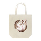 #保護猫カフェひだまり号の愛猫❣️ましろモチーフ トートバッグ
