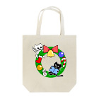 J's Mart 2ndのたまとクロとクリスマスリース Tote Bag