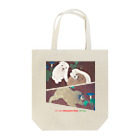 art-Laboの円山応挙 【世界の名画】 朝顔狗子図杉戸 円山派 犬 子犬 日本画 絵画 美術 art Tote Bag