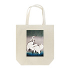 MUGEN ARTの小原古邨　雪中群鷺（白鷺の群れ）日本のアートTシャツ＆グッズ Tote Bag