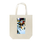 銀の三毛猫。1 Tote Bag