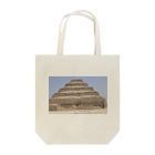 エジプトの写真入り&オリジナルアートグッズのエジプトの階段ピラミッド トートバッグ