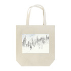 オリジナルの森の中グッズ販売の夜の森と鹿 Tote Bag