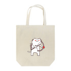 たにしのペア キューピットの弓矢を構えるネコ Tote Bag