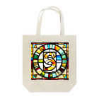 alphabet stained glassのstained glass S トートバッグ