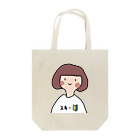 yamamototomohiroのスキー初心者女子 Tote Bag