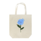 創作工房muccoの青色のバラ Tote Bag