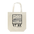 YUTANEKO公式ショップのゆたねこ　ボンネットバス Tote Bag