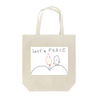 すぴわーのLOVE & PEACE Tote Bag