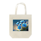 Happy Shopの青い花 トートバッグ