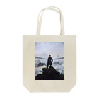 世界の絵画アートグッズのカスパー・ダーヴィト・フリードリヒ《雲海の上の旅人》 Tote Bag