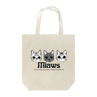 Miaws Shopの3にゃんず その2 トートバッグ