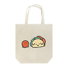 ぽきゅるやさんのタコスわんとタコ🌮🐶🐙にっこり Tote Bag