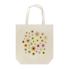 kimchinのやさしい色合いの花柄 Tote Bag