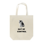 ネコグラシの制御不能な猫 トートバッグ