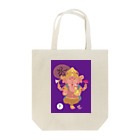 Magical World Shopの古代文字で「福」とガネーシャ様 Tote Bag