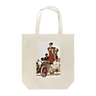 世界の絵画アートグッズのJ・C・ライエンデッカー《貴婦人と自動車》 Tote Bag