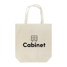 cabinetのCabinet　黒ロゴ トートバッグ