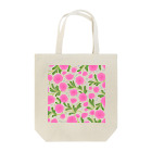 Katie（カチエ）の手描きの花柄（ピンク） Tote Bag