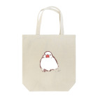 Joy. Ree Illustration SUZURI Shop の溶けてる文鳥 トートバッグ