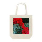 その日暮らし。の薔薇のお花 深紅 Tote Bag